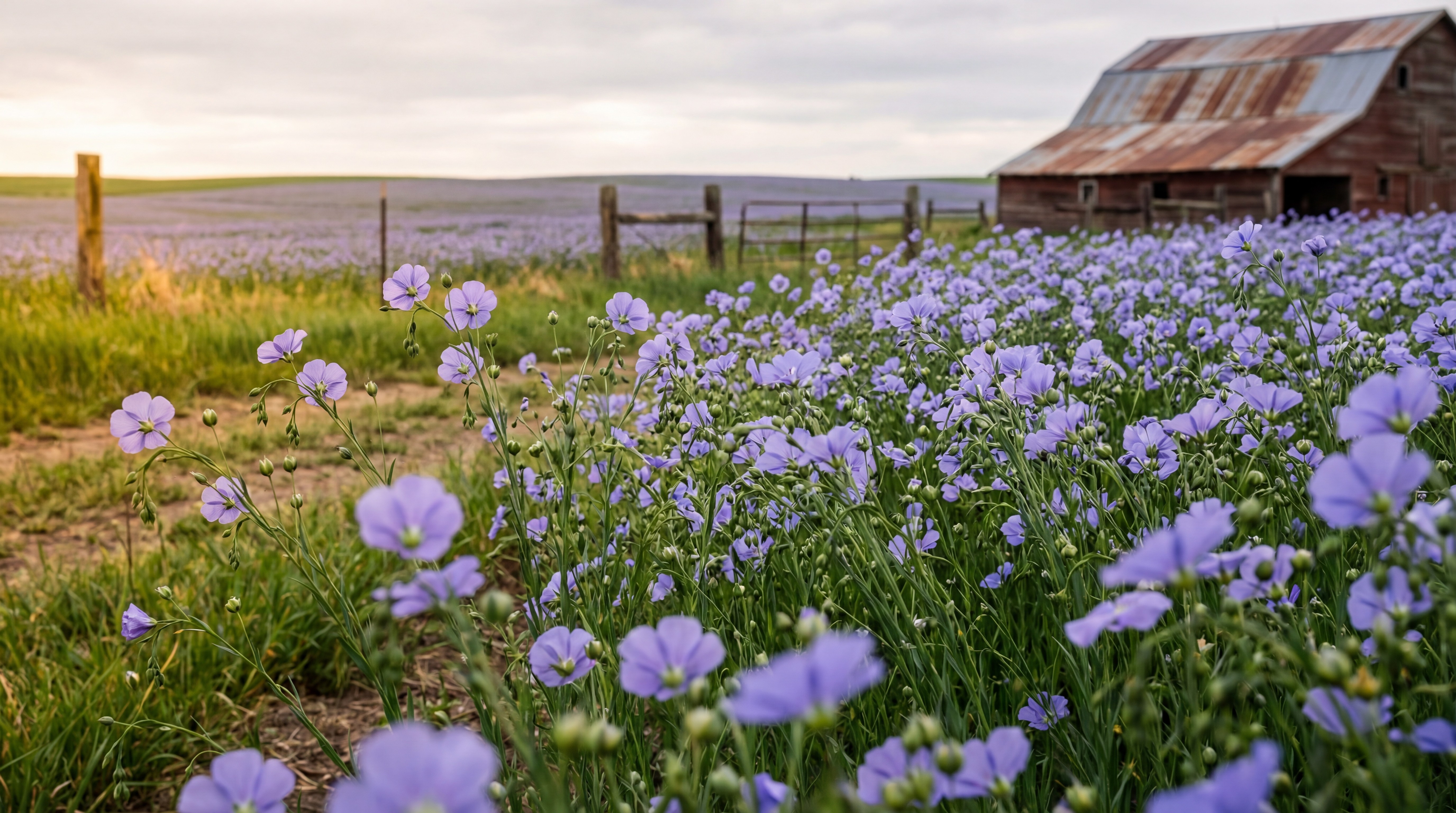 Flax Flowers